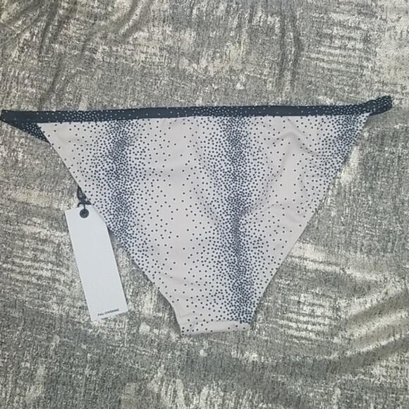 NWT Tavik cream w/ black polka dot bikini bottom. Size XS - Picture 3 of 5